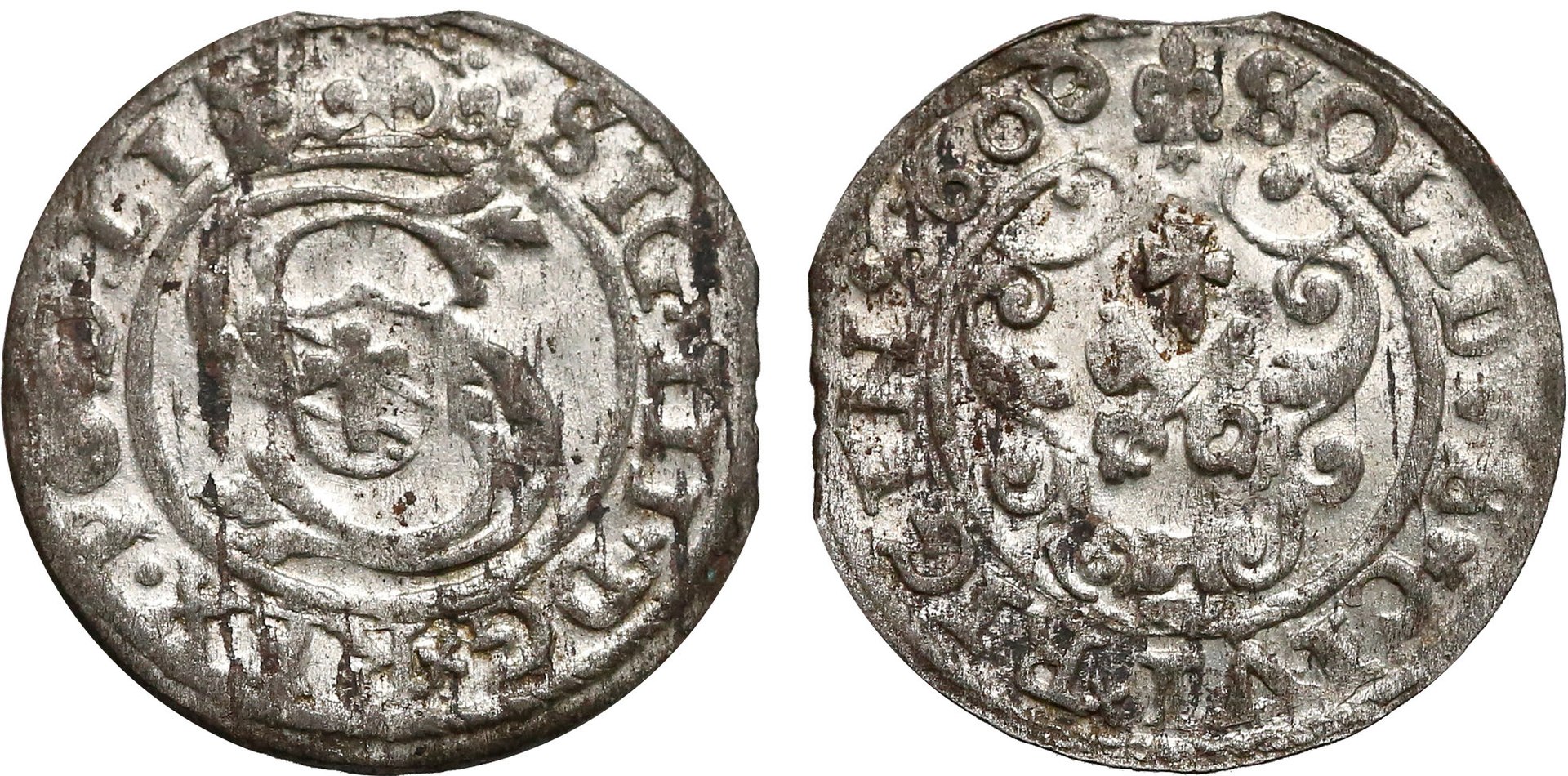 Рижский шеляг 1600 г.